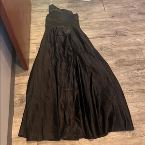 NWT Black Wedding Guest Womens Dress One Shoulder‎ Size 10 thumbnail 1