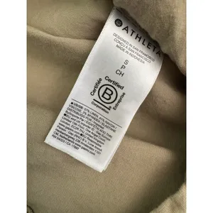 Athleta Khaki Linen Blend Pull On Cargo Pants Women’s Size Small thumbnail 7