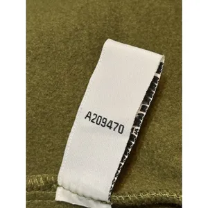 Bob Mackie Wearable Art Olive Embroidered Fleece Jacket Women's Medium Zip thumbnail 10