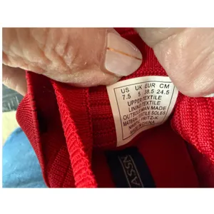 US Polo Assn Womens Fritz-K Red Knit Slip On Sneakers Size 7.5 NW8712 thumbnail 3