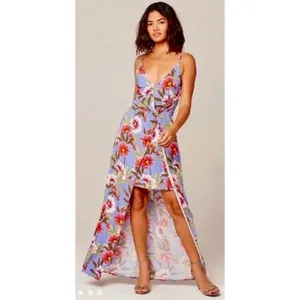 NWT! LSPACE Riptide Dress Lost In Ibiza Maxi L*Space Floral High Low Party Small thumbnail 4