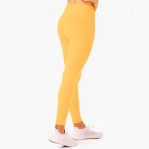 Ryderwear Sola High‎ Waist Leggings Mango Yellow Women’s Activewear Size Small thumbnail 2