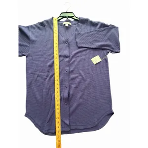 Victoria's Secret Waffle Knit Pajama Set Flannel Medium Purple Cozy New #FFF8-4 thumbnail 6
