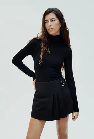 ZARA Side Buckle Skort thumbnail 1