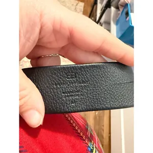 B-Low the Belt Black Pebbled Vegan Leather Belt in OS‎ thumbnail 2