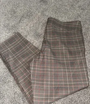 Brown Plaid Pants Size 16 thumbnail 6