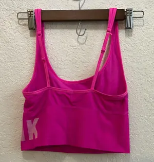 PINK Victoria's Secret Pink Racerback Adjustable Sports Bra Size Small thumbnail 2