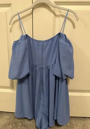 Boutique Blue Romper thumbnail 2
