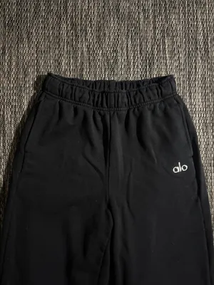 Alo Yoga Accolade Jogger Sweatpant High Rise Black thumbnail 3