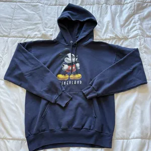 Vintage Sweatshirt Hoodie Womens‎ Medium Disney Mickey Mouse Disneyland 90s Y2K thumbnail 1