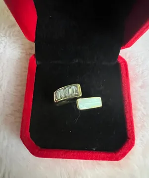 Gorgeous Golden Gemstone Adjustable Ring Size 7 thumbnail 2