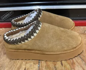 Steve Madden Selena 2 Platform Slip On Faux Fur Mule Women’s 9 New thumbnail 1