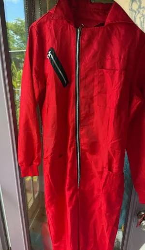 Lelike Money Heist Casa De Papel red jumpsuit cosplay costume. thumbnail 1