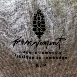 Free People FP Movement Gray Drop Shoulder Short Sleeve T Shirt Tee Top Size S thumbnail 3