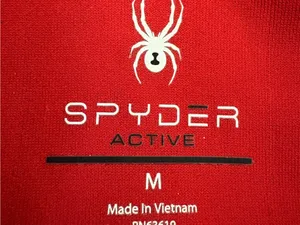 Spyder Active Fleece Lined Leggings Red High Rise Women’s Medium thumbnail 4