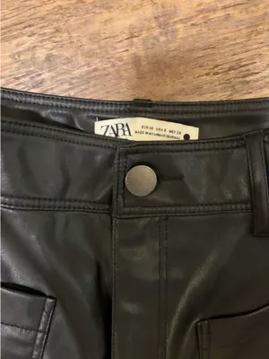 ZARA Marine Leather Pants  thumbnail 4