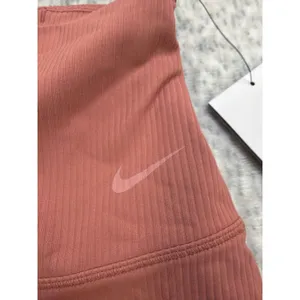 Nike Zenvy Dri-FIT Ribbed High Rise‎ 7/8 Leggings Rust Pink HF1443-634 Mens XS thumbnail 3