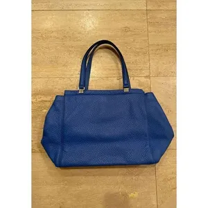Kate Spade blue pebble‎ leather Tote Bag thumbnail 2