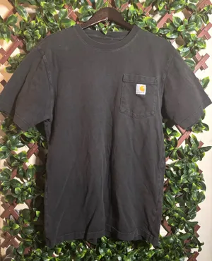 Carhartt Workwear Loose Fit Pocket Short-Sleeve T-Shirt in black thumbnail 1