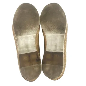 5th Avenue Beige Croc-Embossed Leather Lace-Up Oxfords Dress Shoes Size 41 thumbnail 4