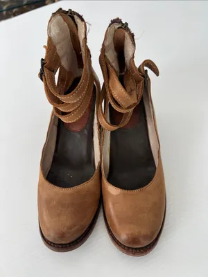 Freebird by Steven Randi Tan Womens Shoes Leather Upper Lining and Soles Ankle Straps Sz 8 thumbnail 8