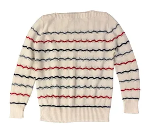 Vintage Boat Neck Sweater Womens M? Used thumbnail 1