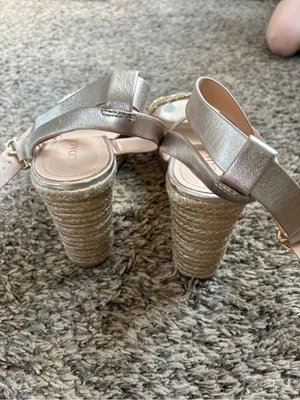 Coach Isabela Leather Wedge Sandals size 10B thumbnail 6