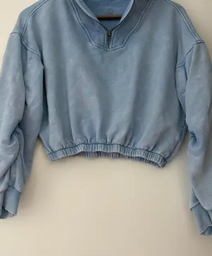 Free People Women's Blue Sweatshirt thumbnail 1