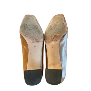 Y2K Rangoni Firenze Tan Leather Cap-Toe Pumps – 8.5B thumbnail 11