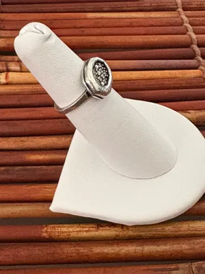 Silpada Cubic Zirconia Sterling Silver Ring Size 5 thumbnail 3