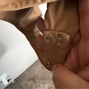 Nuuds Long Sleeve Crewneck Bodysuit‎ Brown Fitted Stretch Minimalist Capsule thumbnail 6
