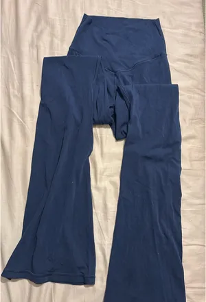 Navy Aerie Flare Leggings thumbnail 1