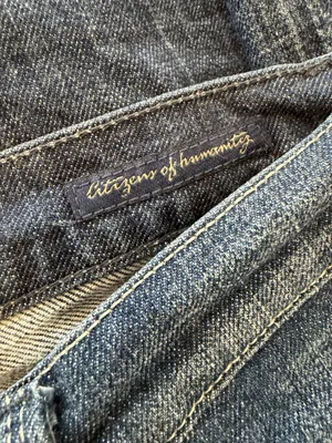 Vintage Citizens of Humanity Jeans Low Rise Bootcut made in USA size 28 thumbnail 12