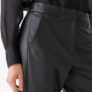 J.Crew Kate Straight Leather Leg Faux Pants 8 thumbnail 2