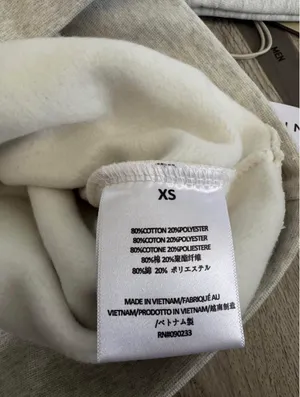 Essentials XS new Fear of God light oat Hoodie new thumbnail 5