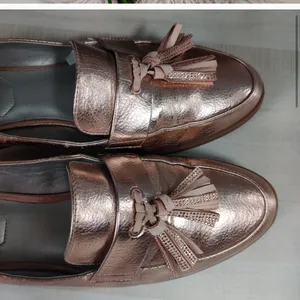 Reaction Kenneth Cole beautiful loafers rose gold metallic 9 thumbnail 5