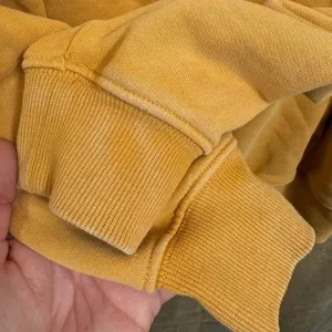 Aerie OFFLINE Oversized Golden Yellow Hoodie Sweatshirt Small thumbnail 3