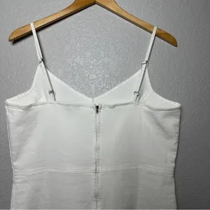 DEREK HEART Womens White Denim Short Body‎ Con Cocktail Dress Juniors XL NEW thumbnail 6