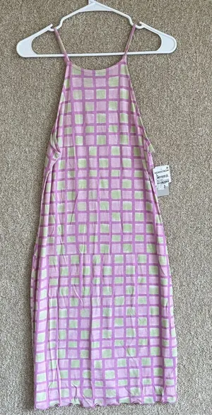 Nordstrom BP retro grid dress spring summer pastel feminine cottagecore coquette thumbnail 1