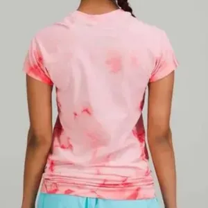 Lululemon Swiftly Tech 2.0 short sleeve top in raspberry cream marble dye 12 thumbnail 2
