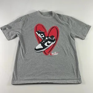 Nike T Shirt Womens XS Oversized Fit Tee‎ Sportswear Essential Gel Dunk Graphic thumbnail 2