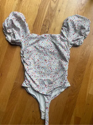 Free People Bella Scoop Neck Multi-Colored Bodysuit thumbnail 3