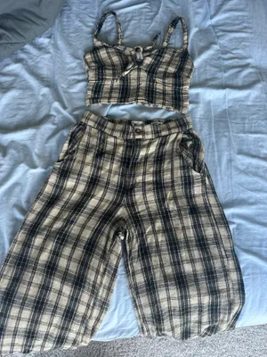 Plaid Hollister Set Two-Piece thumbnail 1