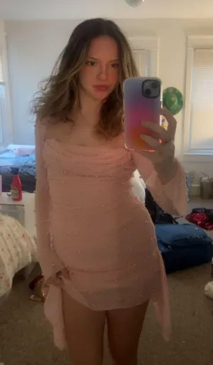 Oh Polly Dress Pink Embellished thumbnail 2