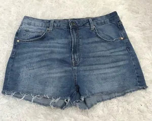 Wild Fable Highest Rise Mom Shorts‎ Distressed Raw Hem 16 thumbnail 1