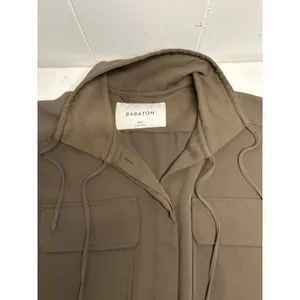 Aritzia Babaton Howitt Utility Relaxed Fit Button Up Dress in Olive Green. XXS thumbnail 5