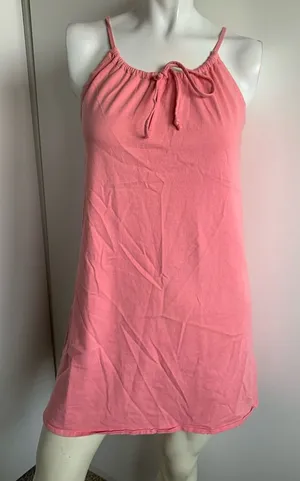 J.Crew size small pink pullover A-line mini shirt dress thumbnail 1
