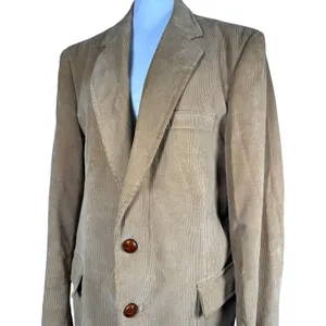 Vintage ‘80s Jordache Tan Corduroy 100% Cotton Single Breasted Blazer thumbnail 4