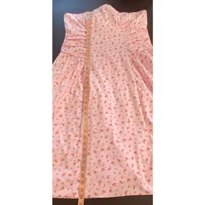Wild Fable NWT Pink Floral Strapless Midi‎ Dress Smocked XL Cottagecore Soft Girl Romantic thumbnail 7