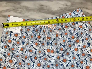Goodfellow Blue Floral Swim Trunks Mens Large 5 Inch Inseam Shorts NWT thumbnail 6